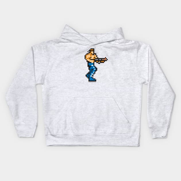 Bill Rizer Kids Hoodie by The PirateGhost